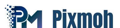 Pixmoh digital marketing and website design agency logo